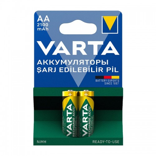 Varta 1.2V 2100 mAh 2'li Şarjlı AA Kalem Pil